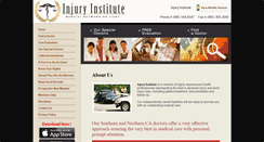 Desktop Screenshot of injuryinstitute.com